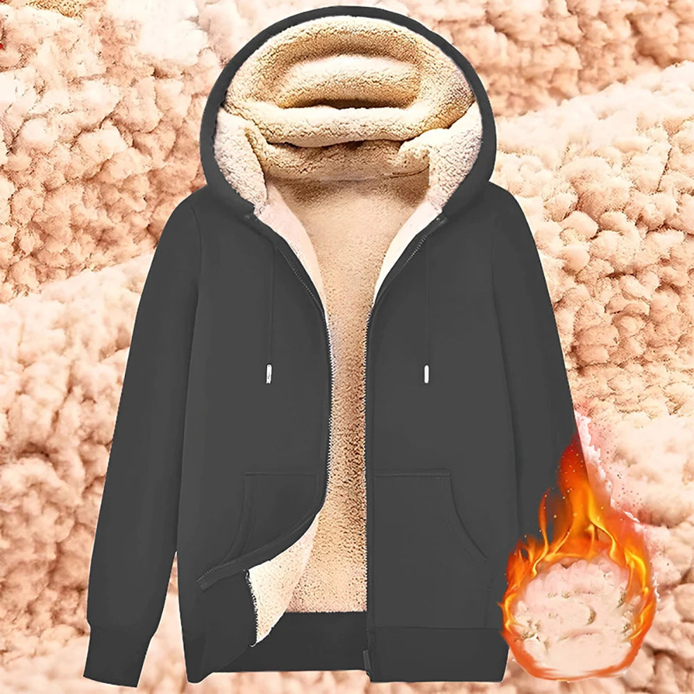 Trendy Sweatshirt Coat