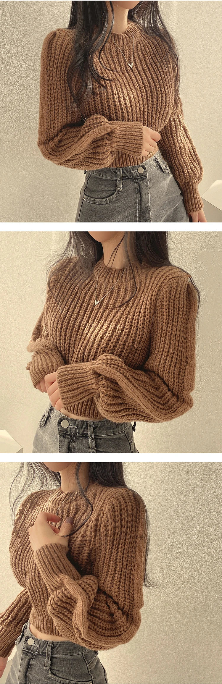 Loose Vintage Long Sleeve Sweater