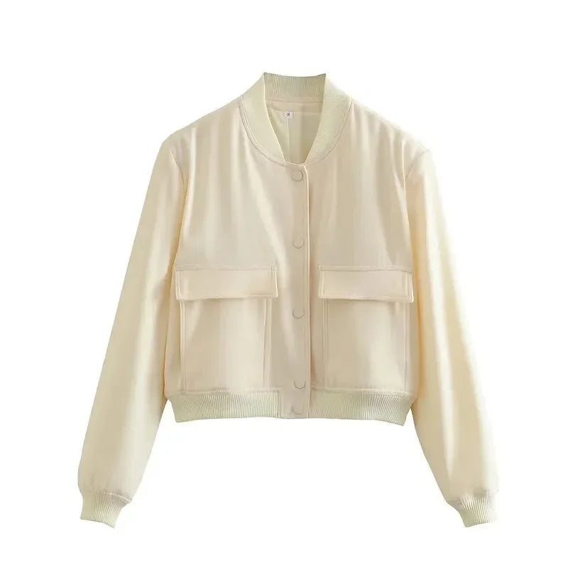 woman bomber jacket coat