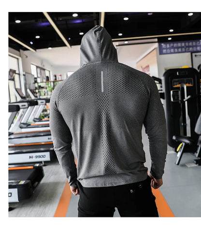 Mens Hooded Fitness Tracksuit