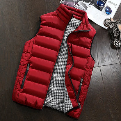 Men Casual Sleeveless Jacket