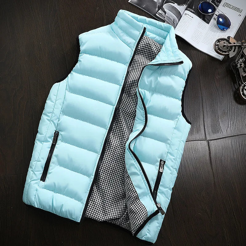 Men Casual Sleeveless Jacket