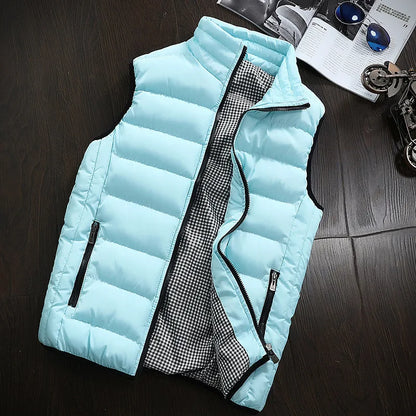 Men Casual Sleeveless Jacket