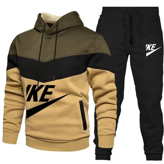 Men's Zipper Hoodie Sets