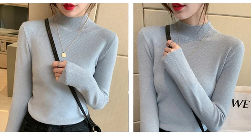 Turtleneck Bottoming Knitted Sweater