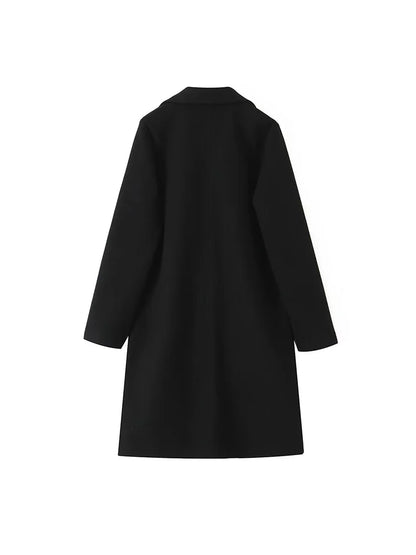 Open Stitch Long Trench Coats