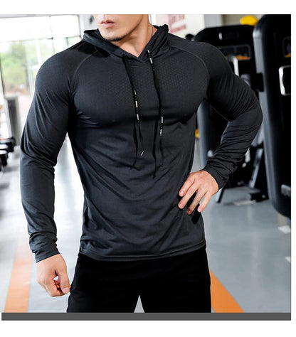 Mens Hooded Fitness Tracksuit