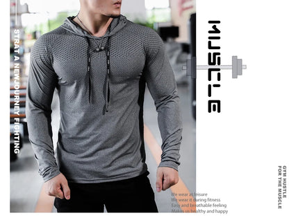 Mens Hooded Fitness Tracksuit