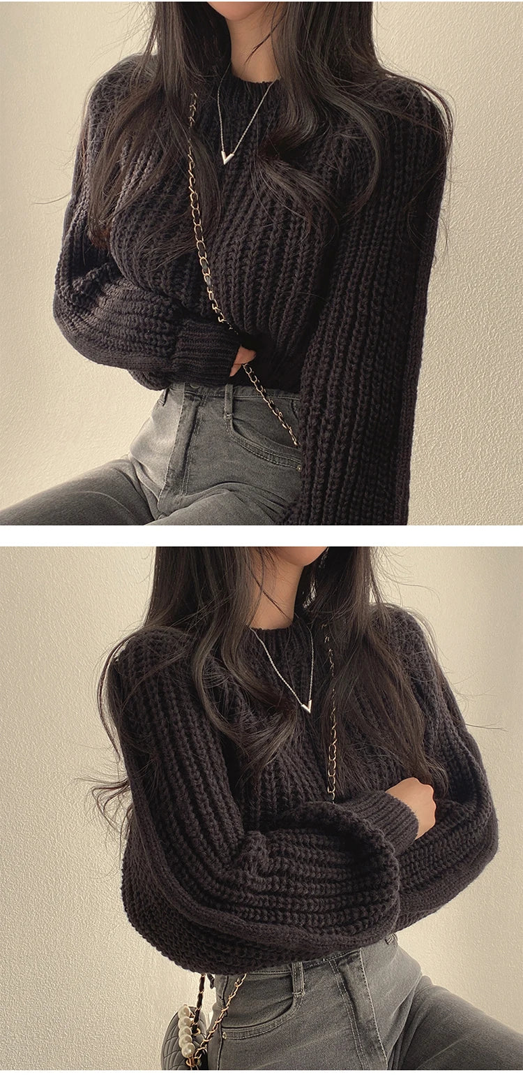 Loose Vintage Long Sleeve Sweater