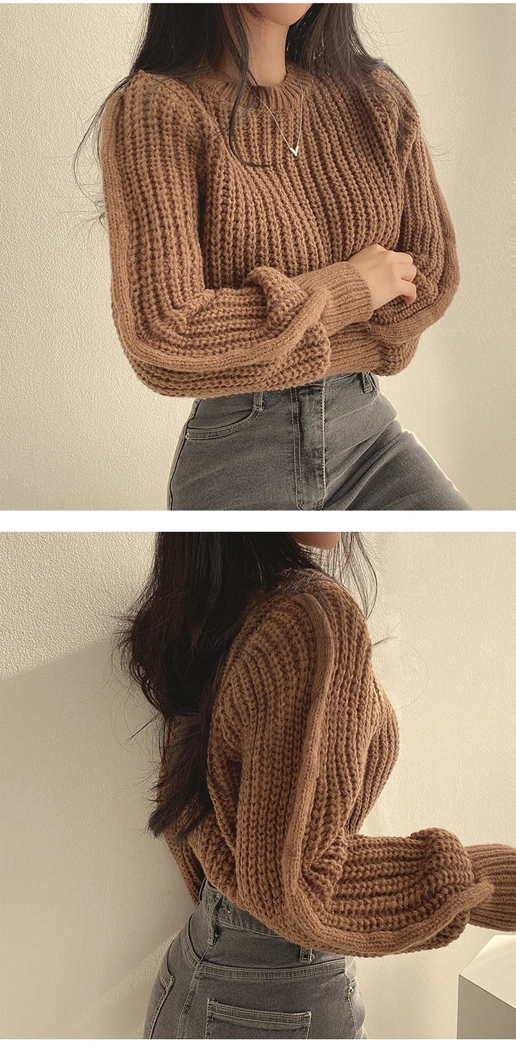 Loose Vintage Long Sleeve Sweater