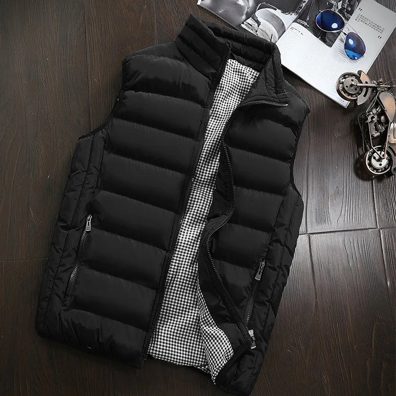 Men Casual Sleeveless Jacket