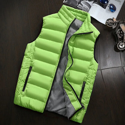 Men Casual Sleeveless Jacket