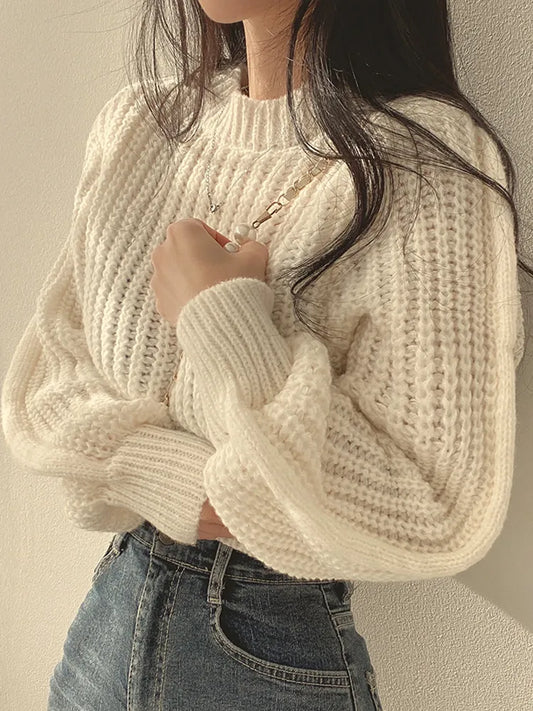 Loose Vintage Long Sleeve Sweater