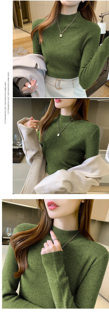 Turtleneck Bottoming Knitted Sweater