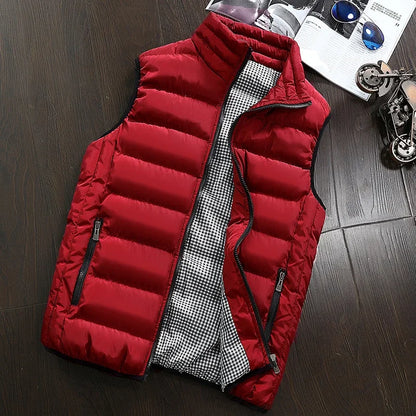 Men Casual Sleeveless Jacket