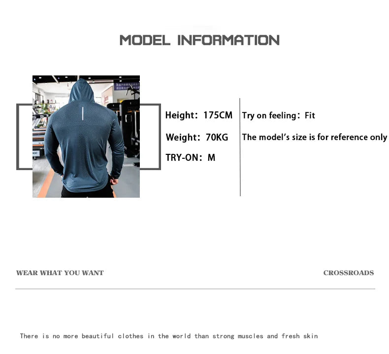 Mens Hooded Fitness Tracksuit