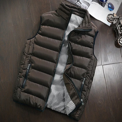 Men Casual Sleeveless Jacket