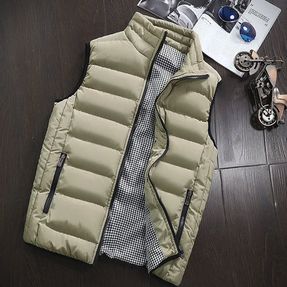 Men Casual Sleeveless Jacket