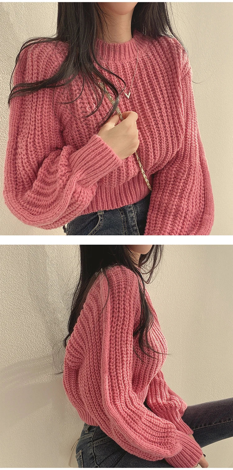 Loose Vintage Long Sleeve Sweater