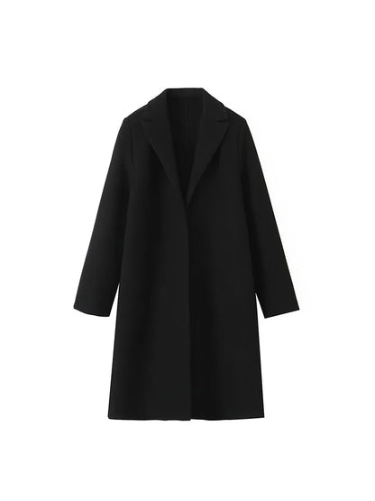 Open Stitch Long Trench Coats