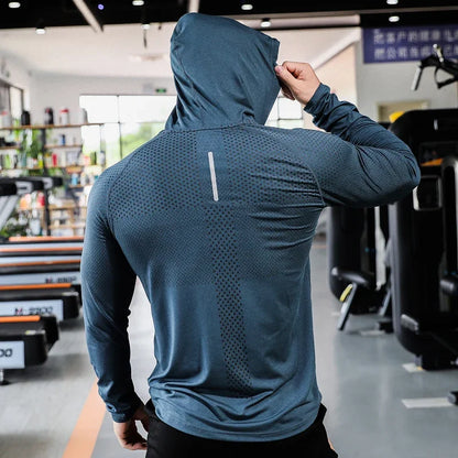 Mens Hooded Fitness Tracksuit