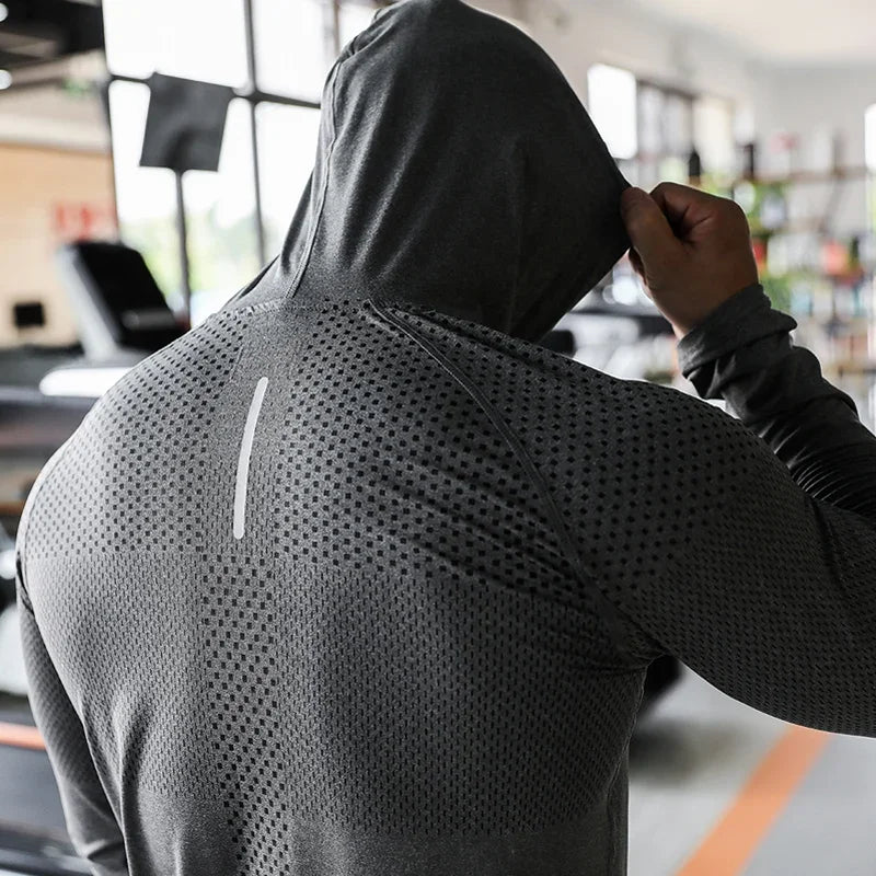 Mens Hooded Fitness Tracksuit