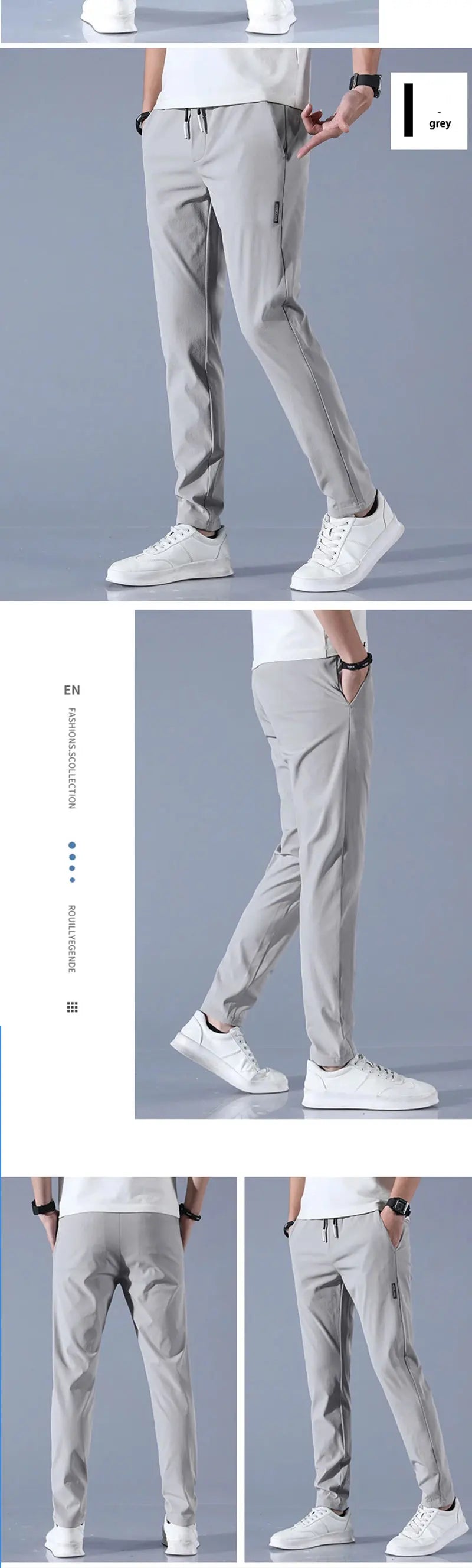 Ice Silk Men's Pants