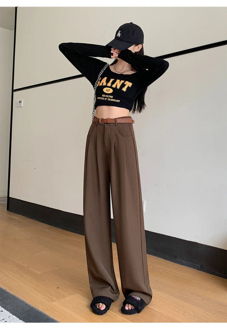 Comfortable Baggy High Waist Trouser