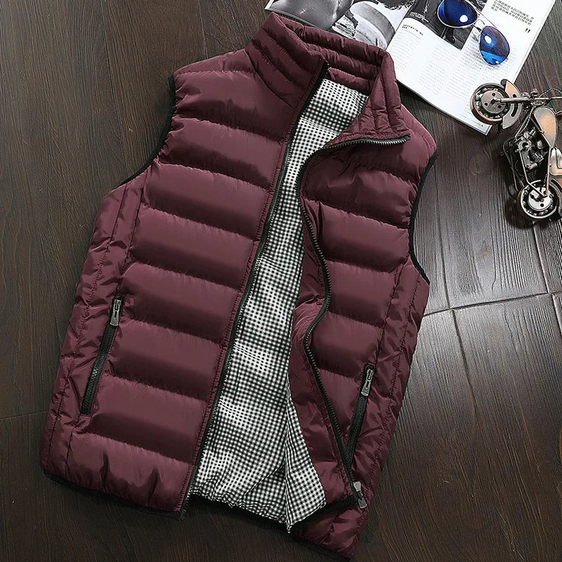 Men Casual Sleeveless Jacket